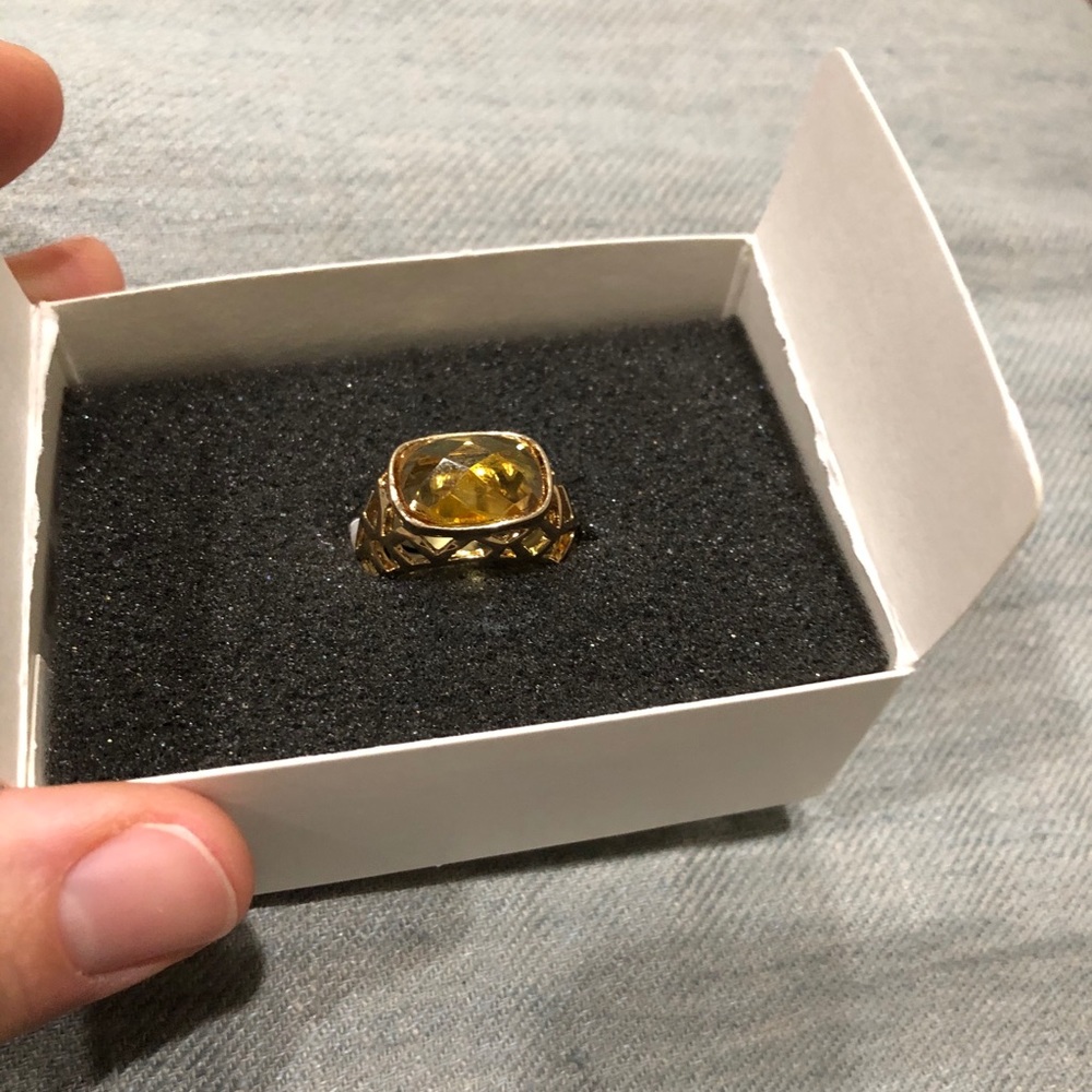 Lia Sophia quartz ring